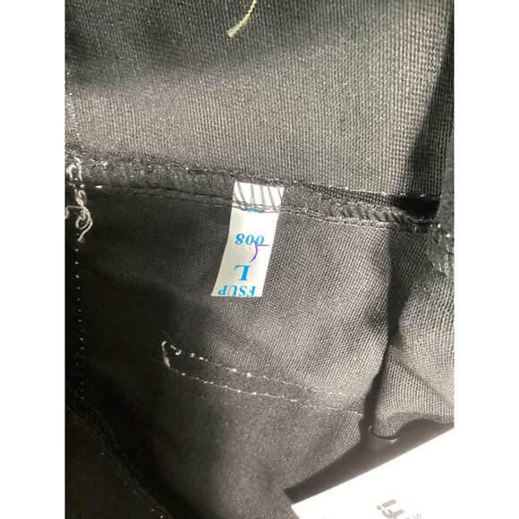 Amalfi Heaven Can Wait Black Mens Denim Pants Size L Streetwear Embroidered NWT - Picture 8 of 10